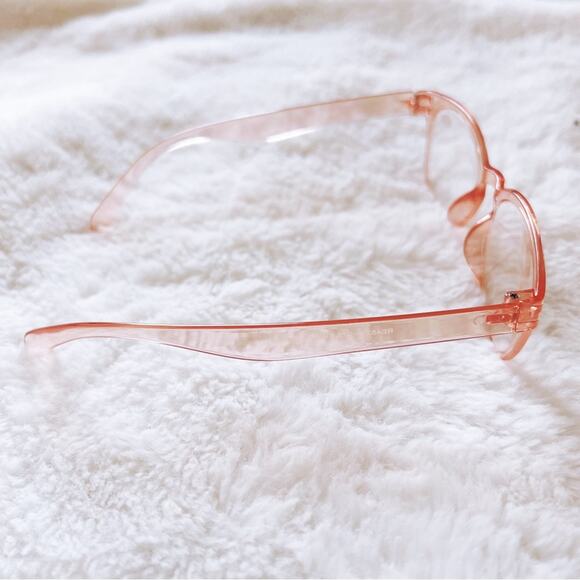 Morgan Clear Pink Modern Chic Reader Glasses - Picture 6 of 9